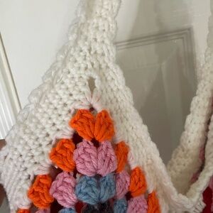 Homemade crochet bag
